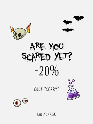 20% zľava na všetko s kódom SCARY 🎃 (Neplatí na produkty v zľave a na push up legíny)