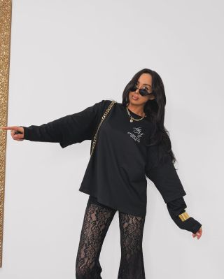 Tričko s jedinečným rukávom čoskoro skladom v 2 farbách 🖤 Čipkované nohavice v 3 farbách kúpiš teraz so zľavou 20%