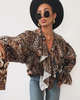 Blúzka v 🐆 vzore teraz v akcii 30%