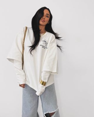 Bavlnené hrubšie tričko v 2 farbách, jedinečné svojim rukávom 🤍