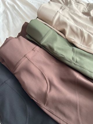 Rebrované double push up legíny skladom v 4 farbách 🤎 -15% s kódom BLACK