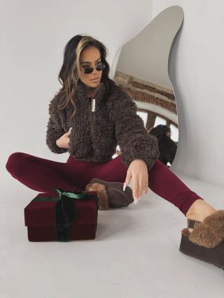 Kožušinová bunda v dvoch farbách v akcii 25% 🐻